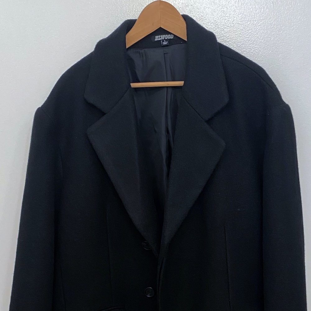 Elwood Black Trench Coat